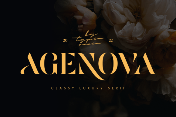 Agenova – A Font for Modern Luxury