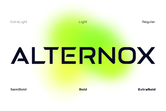 Alternox Font for Modern Crafts