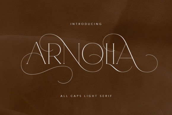Arnolia: A Serif Font for Elegant Campaigns
