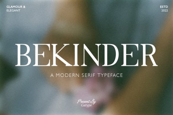 Bekinder: A Serif Font for Impactful Campaigns