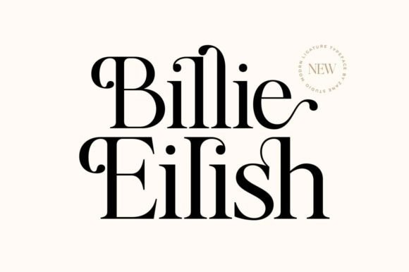 Billie Eilish Font Review