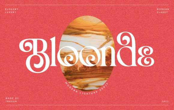 Bloonde: A Modern Serif Font for Editorial Design