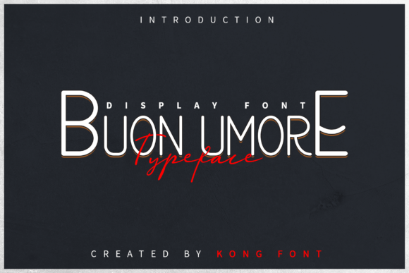 Buon Umore Font for Creative Makers