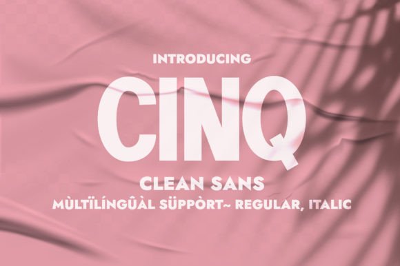 Cinq Font: Modern, Bold, and Business-Friendly