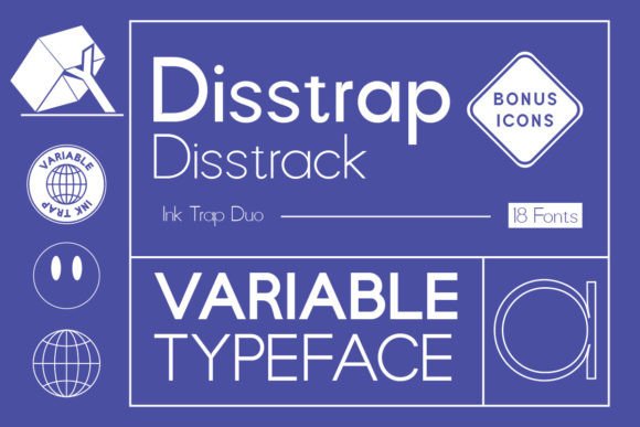 Disstrap and Disstrack Font Review