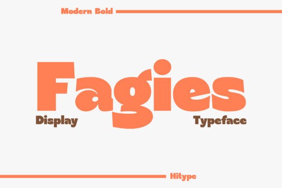 Fagies: A Bold Sans Serif for Editorial Design