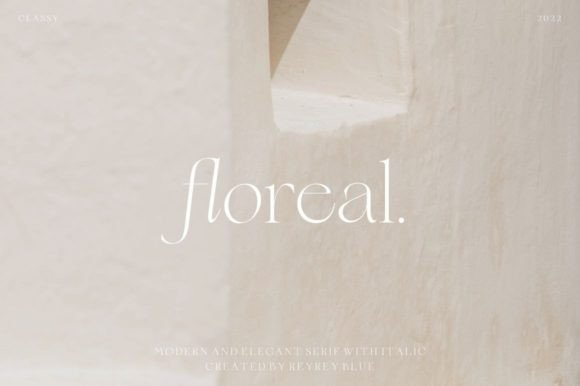 Floreal: A Stylish Serif Font for Web Design