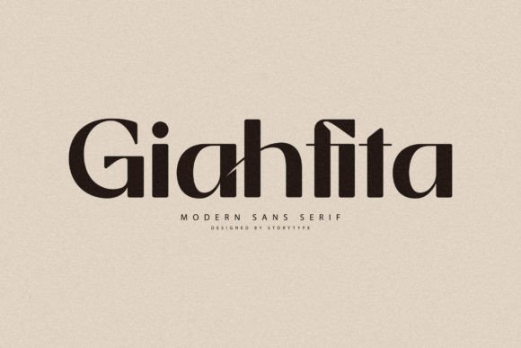 Giahfita Font: Elegant Branding Made Simple