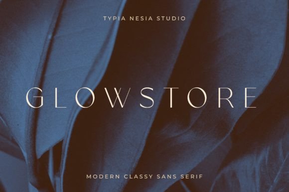 Glowstore Font: Modern Typography for Web Design