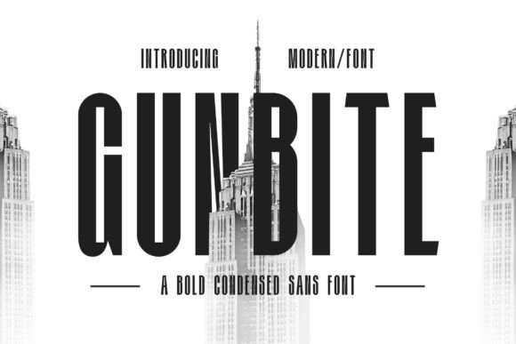 Gunbite: A Stylish Font for Business