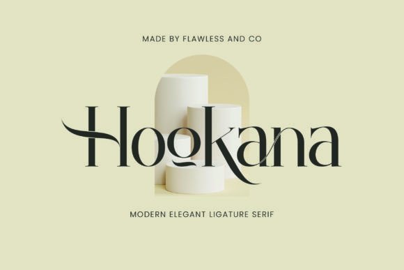 Hookana: A Stylish Serif Font for Crafters