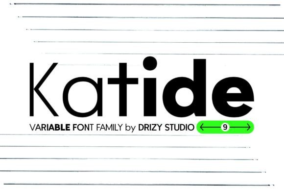 Katide: A Fresh Sans Serif for Business Branding