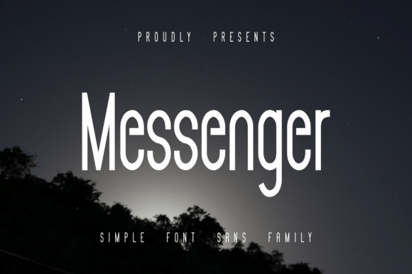 Messenger Font for Creative Projects