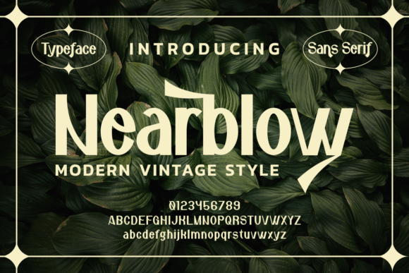Nearblow Font: Modern Type for Web Design