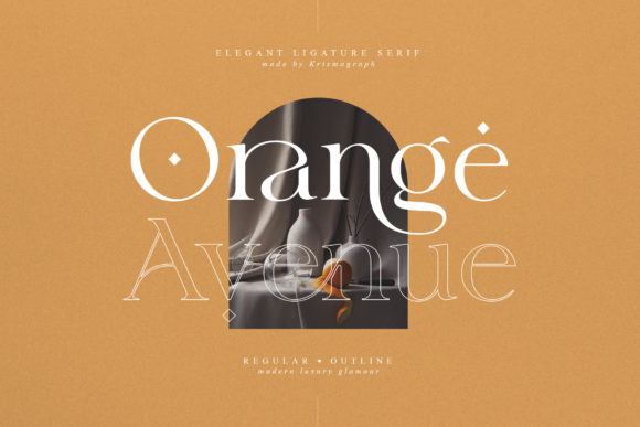 Orange Avenue Font for Creative Projects