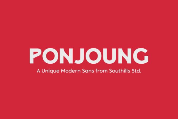 Ponjoung: Modern Font for Digital Marketing