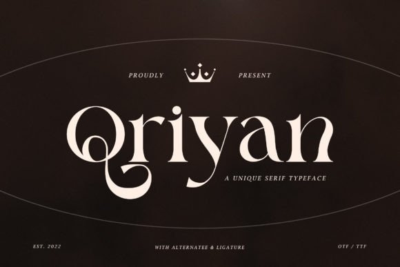 Qriyan: A Serif Font for Elegant Design