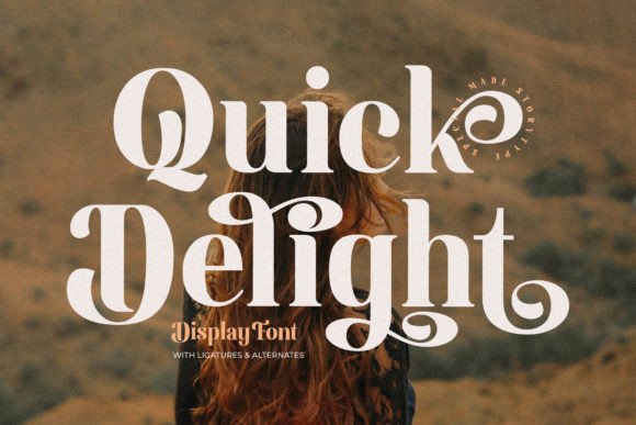 Quick Delight Font for Creative Makers
