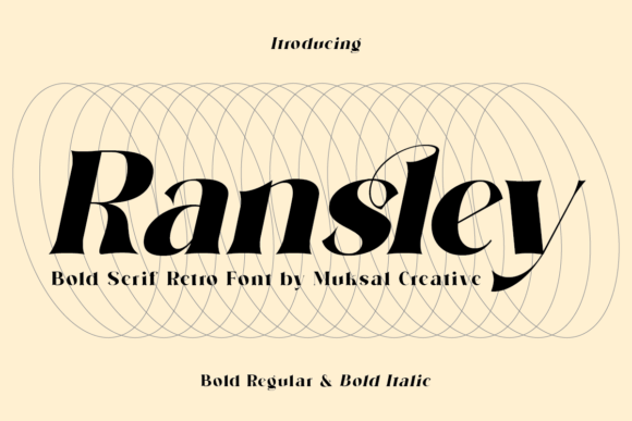 Ransley: A Serif Font for Elegant Design