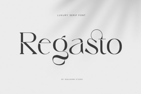 Regasto: A Luxurious Serif Font