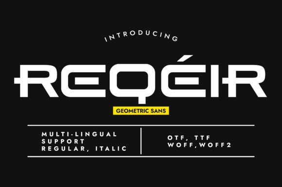 Reqeir: Modern Sans Serif for Editorial Design