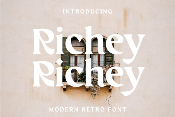 Richey Font: Modern Typography for Editorial Design