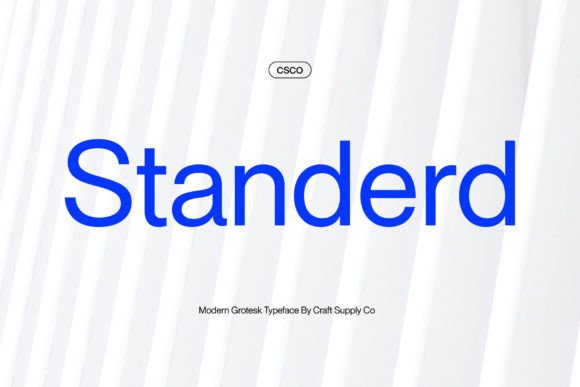 Standerd: A Modern Font for Creative Campaigns
