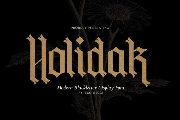 Typography with Character: Holidak