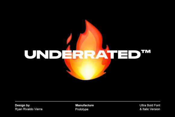 Underrated: A Modern Sans Serif