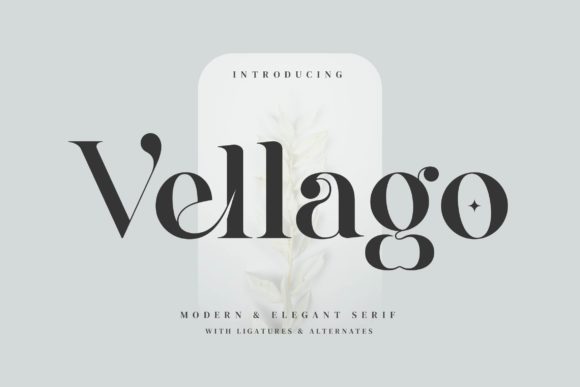 Vellago: A Stylish Serif Font for Marketers